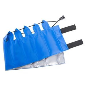 ถุงถังน้ำแข็งที่มีฉนวนเจลนุ่มกระเป๋าเย็นเนื้อไนลอนเหมาะสำหรับปาร์ตี้ครัวครีมขนมอบไวน์