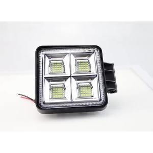 Car LED Work Light 4 Inch Square 64LED Floodlight Auxiliary Light Modified Lighting Agricultural Machinery Engineering Forklift