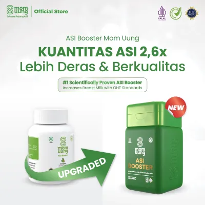 Mom Uung ASI Booster 30 Kapsul - ASI 26x Lebih Deras dan Berkualitas - Pelancar ASI