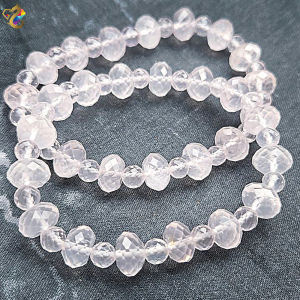 Faceted Rose Quartz Bracelet