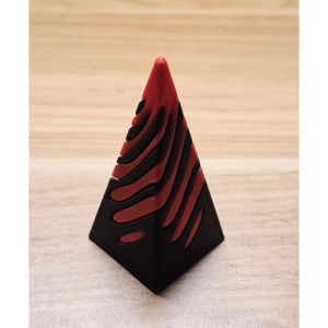 Cuero Fidget Spiral Pyramid Mainan viral fidget putar piramid Termurah