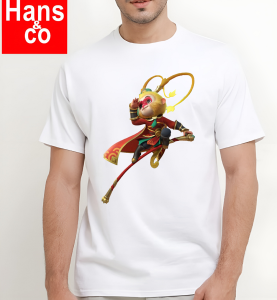 Kaos Pria 3 Dimensi Motif Animasi Kera Sakti Tshirt Oblong Katun 24s H0120 By Hans & co