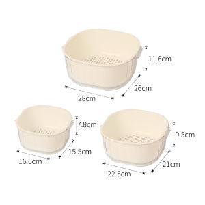 Lek fruit basket large medium and small