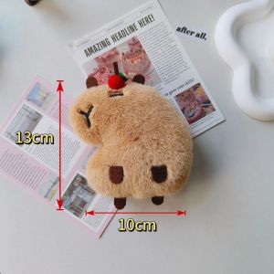 Cute and Trendy Capybara Plush Toy Keychain Popular Plush Doll Backpack Accessory Children Birthday Gift