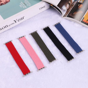 【Buy 1 Take 1】Braided Solo Loop For Apple Watch Series 8 7 6 SE 5 4 3 2 1 Fabric Nylon Bracelet belt For Apple Watch band 41mm 40mm 38mm Strap