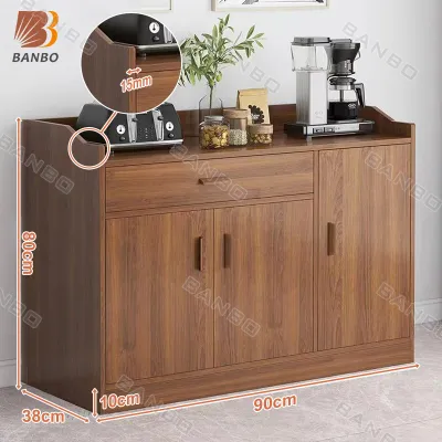 Multipurpose Cabinet Kitchen Cabinet With Drawers Nordic Style Cupboard Simple Sideboard Living Room Modern Storage Cabinet For Bedroom Storage Cabinet Wood Furnitures Home
