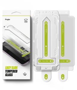 RINGKE® EASY SLIDE TEMPERED GLASS (2-Pack) Zero Risk Failure Samsung Galaxy A56/ A36 Full Coverage Tempered Glass