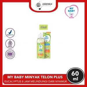 My Baby Minyak Telon Plus Eucalyptus 150ML/90ML/60ML Minyak Bayi Anti Nyamuk - MY BABY