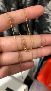 COD PAWNABLE 18k Saudi Gold Foxtail Chain Necklace(Lightweight/manipis)✨
