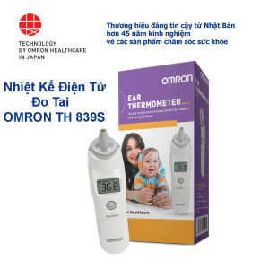 Nhiệt Kế Hồng Ngoại Đo Tai Omron TH 839S Nhật Bản