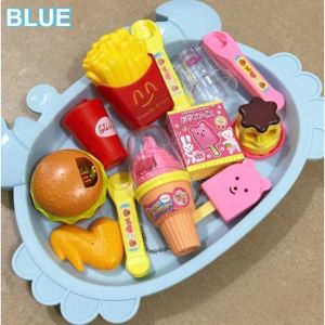 SKISOPGO Crab Shaped Feeding Toy Kids Food Feeding Toy Ice cream fries Education Toy Role Play Kids Gift