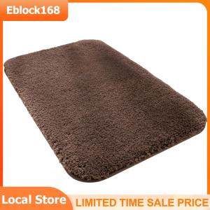 50x80cm Anti-slip Bathroom Mat Water Absorbent Bathroom Rug Bath Mat Plain Solid Color Soft And Comfortable for Bedroom Entryway Machine for Bathroom