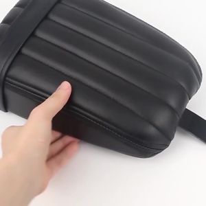 HH8 Motorcycle Rear Passenger Seat Pillion For Harley Softail Standard FXST 2020-23 For Street Bob FXBB 2018-2023 PU Leather 9H2B5