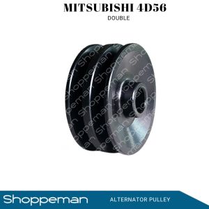 MITSUBISHI 4D56 ALTERNATOR DOUBLE ALTERNATOR PULLEY ONLY BLACK