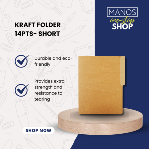 KRAFT FOLDER 14 PTS SHORT / PC