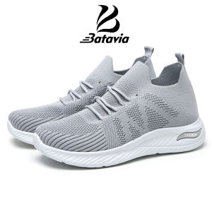 Batavia  A122 A111 N39 N51 N52 terbaru Wanita Sepatu Olahraga Rajutan Sepatu Wanita Bernapas Ringan Joging Sepatu keren tanda tali