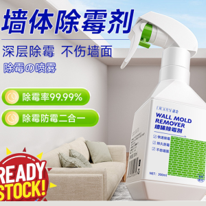 Wall Mold Remover 300ml 墙体除霉剂家用白墙面瓷砖缝除霉喷雾墙面清洁清除剂喷雾