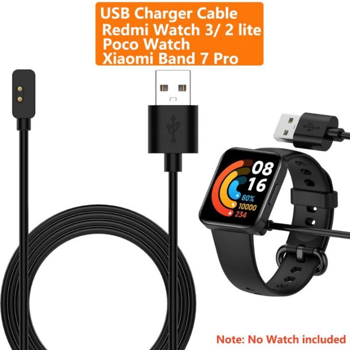 100cm USB Black Charger Cable for Xiaomi Redmi Watch Lite Mi