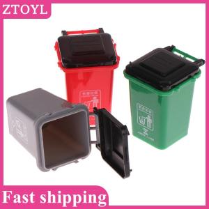 ZTOYL💝 1:12 Dollhouse MiniTrash Can Model Mini Waste Bin Pen Organizer Home Storage Can