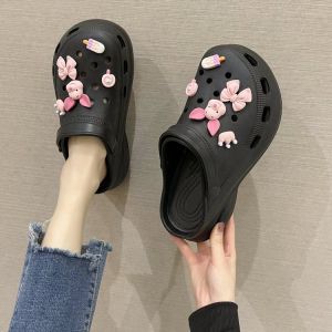 Xishop ขายดีมาก รองเท้าแตะแบบสวม มีรูระบายความร้อน แถมการ์ตูนสุดน่ารัก😜 รองเท้าแตะแฟชั่นหัวโต ตะมุตะมิ สีสันหวานฉ่ำ🥰
