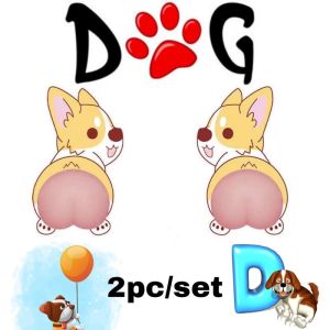 TLE [Ready Stock]Car Door Anti-Collision Rubber Strip Cute Butt Anti-Collision Sticker Door Opening Anti-Scratch Wipe Protector Cartoon Door Edge The Rear-View Mirror Bumper Stickers Refrigerator Door Protection