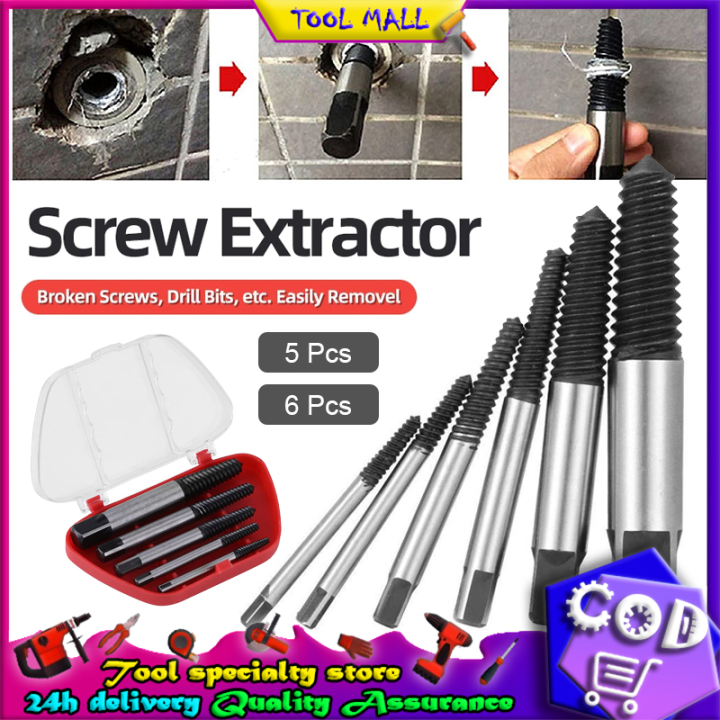 Screw Extractor Drill Bits Ideal for quickly removing damaged screws