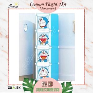 LEMARI PLASTIK/ LEMARI PORTABLE/ LEMARI SUSUN/ LEMARI SERBAGUNA/ LEMARI KARAKTER/ LEMARI 1x4 - SHENAR