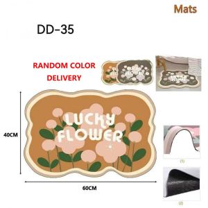 Premium Microfiber Polyester Bath Mat with Cute Animal Designs - Anti-Slip Absorbent Non-Slip Soft Thick