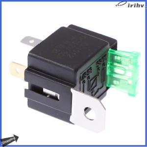 【jianzhanqinl】 WUJI wujiaxin 12V 30A Car Auto Automotive Heavy Duty Relay 4Pin Fuse Fused On Off SPST