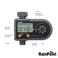 RainPoint Digital Tap Timer Programmable, Rain Delay, Auto Irrigation, IPX4, LCD, Up to 3 Plans/Day. 