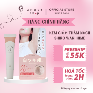 Kem dưỡng sáng se khít lỗ chân lông vùng nách Shiro Waki Hime 18g Nhật Bản