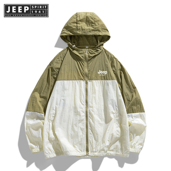 JEEP SPIRIT 1941 ESTD Mountain Mountaineering Sunscreen Coat for
