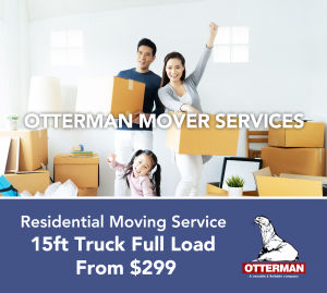 OTTERMAN Mover 15ft Truck FULL Load HDB/Condo/Landed House Residential Moving Relocation Service 15ft Truck FULL Load