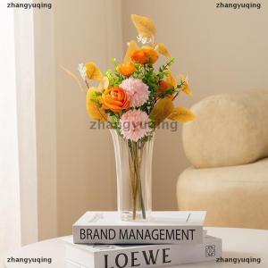 [COD] zhangyuqing 1PC Flower Vase Acrylic Hydroponic Home Decor Clear Flower Pot Desktop Decorative Vase For Wedding