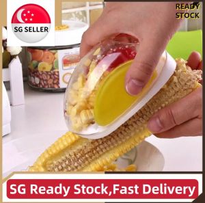 Manual Corn Stripper Corn Peeler Corn Cutter Corn Cob Remover Corn Stripping Tool Kitchen Cooking Tools [SG SELLER]