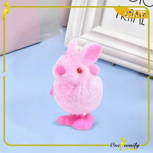 ONE-M359 Mainan Kelinci Putar Manual / Mainan Anak Pet Rabbit Mainan Kelinci Bulu Berjalan Otomatis