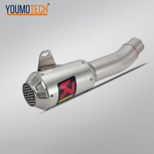 For Kawasaki NINJA ZX-6R ZX6R 636 2023-2025 Motorcycle Exhaust Muffler Tube Pipe Escape Moto Middle Link Pipe Slip On Modify Racing Exhuast Link Pipe Muffler Carbon fiber