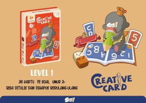 Mainan Edukasi Anak Creative Card Belajar Gambar Tulis dapat Dihapus