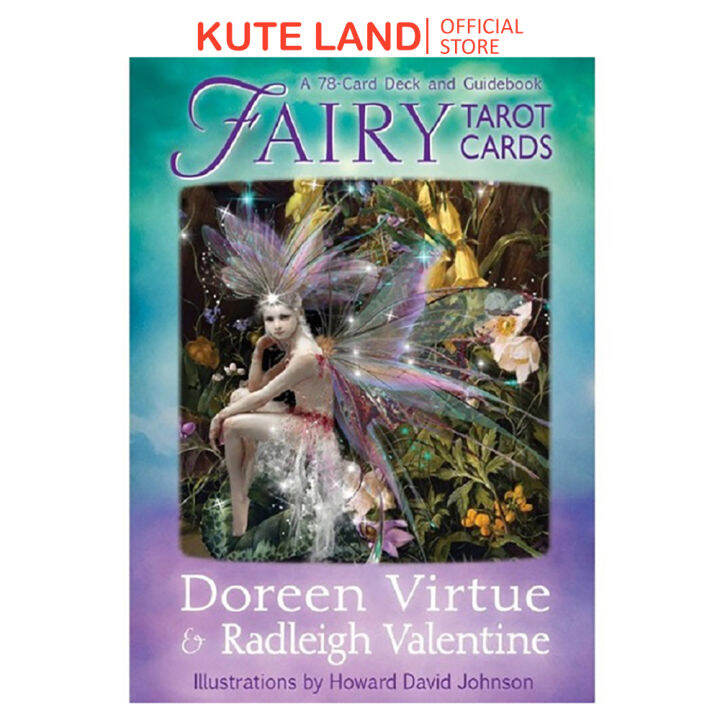 Bộ Bài Fairy Tarot 78 Lá Bài Tặng File Tiếng Anh Kèm Đá Thanh Tẩy