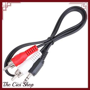 [The Cici Shop] 3.5mm jack mini plugto 2 RCA male stereo ohono audio speaker adapter cable