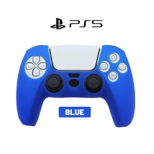 PS5 Silicon Case for Ps5 Game Controller Protective Case Spray Injected Ps5 Controller Silicone Case Ps5 Silicone Case Silicone Protective Skin Cover Shell for Playstation 5 PS5 Controller Game Anti-Slip Rubber Case Accessories