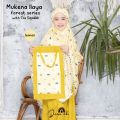 Mukena Anak Rayon Kombinasi ( Umur 8 - 13 Tahun) Tas Sajadah Ilaya Bunga Forest Katun Rayon Premium. 