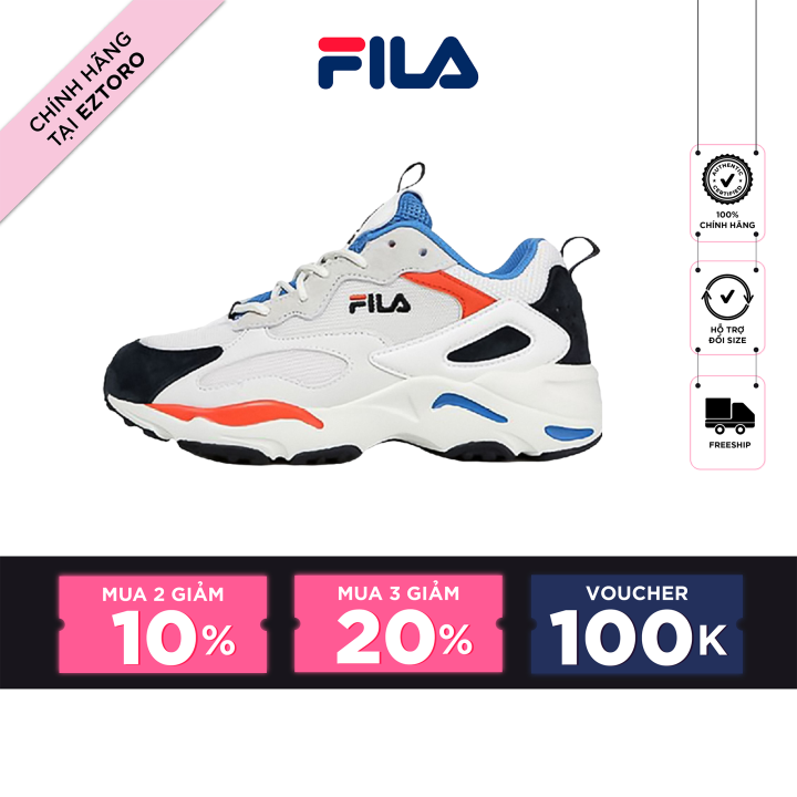 Giay th thao Fila Ray Tracer Pastel Pack White Blue Giay sneaker cho nam n unisex Lazada.vn