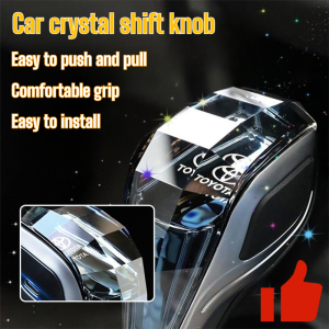 Universal Car crystal shift knob Manual Car Gear Stick Shift Shifter Lever Knob Transmission Shift Boot Auto Interior Accessories
