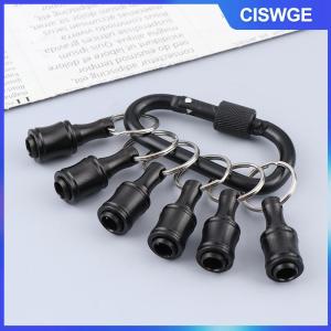 CISWGE Bộ 6 món: Giá đỡ mũi khoan giá đỡ mũi tuốc nơ vít đầu lục giác 1 4 inch thanh nối dài móc khóa chuyển đổi dụng cụ thay thế mũi khoan và mũi vặn vít