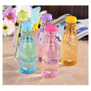 [ FREE BUBBLE WRAP ] My bottle Soda BPA Free 500 ML Botol Minum Trendy Anti Tumpah Colorful Transparan Infuser Water Warna Pastel Lucu Clear 500ml Cocok Untuk Hadiah Souvenir Hiasan Anak Kecil Dewasa
