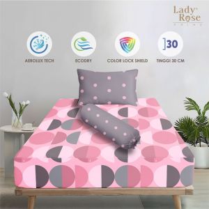 Sprei Lady Rose Ukuran Single Ukuran 100x200 Tinggi 30 Cm
