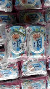 Khăn ướt Bobby care có mùi loại 100 tờ/gói