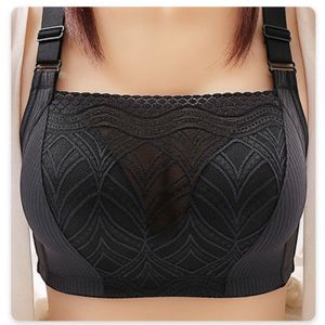 ชุดชั้นในบรา ลูกไม้ บางและเบา ไม่มีขอบเหล็ก รวมตัวกัน สะดวกสบาย ระบายอากาศได้ ผู้สูงอายุและผู้สูงอายุ