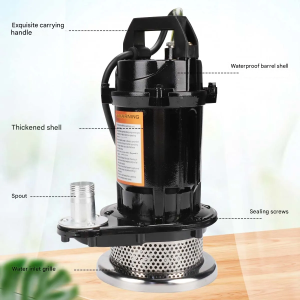 COD Merion Pompa Air Celup Kolam Ikan Aquarium Untuk Pertanian Buat Kuras Super Kencang 220V 370W - QDX1.5-10-0.37